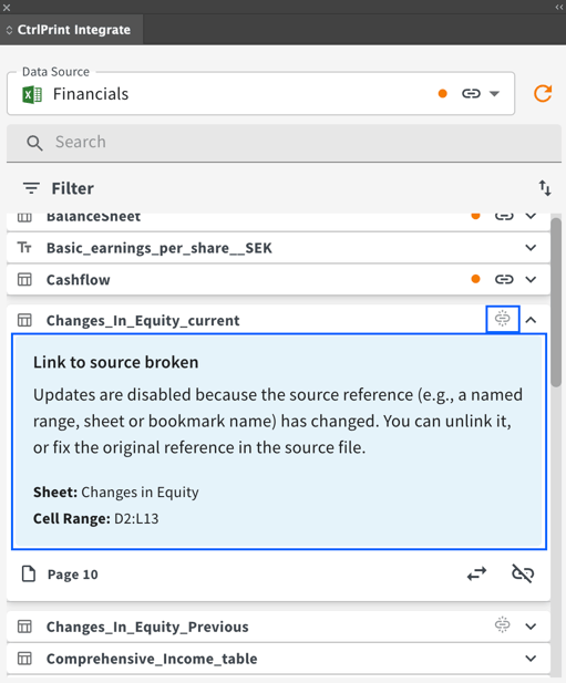 Link to source broken